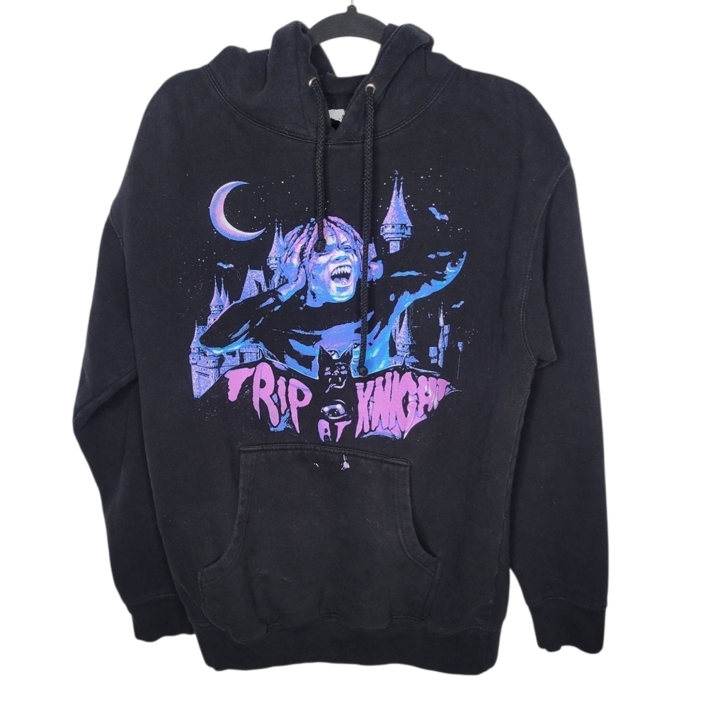 Trippie Redd Bat Scream Hoodie in Black Size Large
